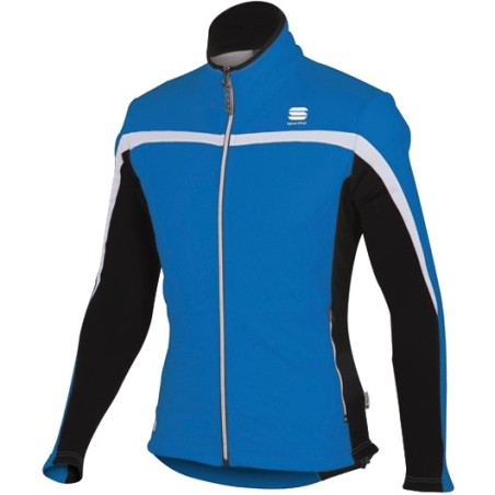Oppvarming jakke Sportful Squadra 2 WS Jacket Royal-hvit